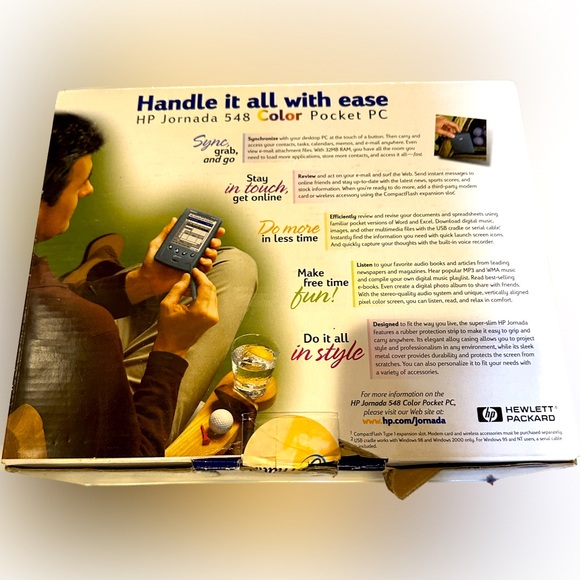 VTG HP JORNADA 548 COLOR POCKET PC BOX DOCKING STATION HANDHELD COMPUTER CHARGER - Picture 4 of 7